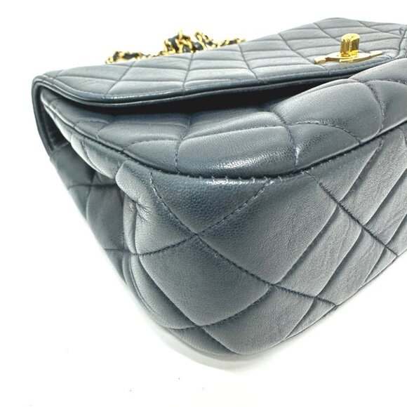 CHANEL Quilted Vintage Double Chain CC Matelasse CC Mark Chain Bag Shoulder ... - Picture 14 of 14